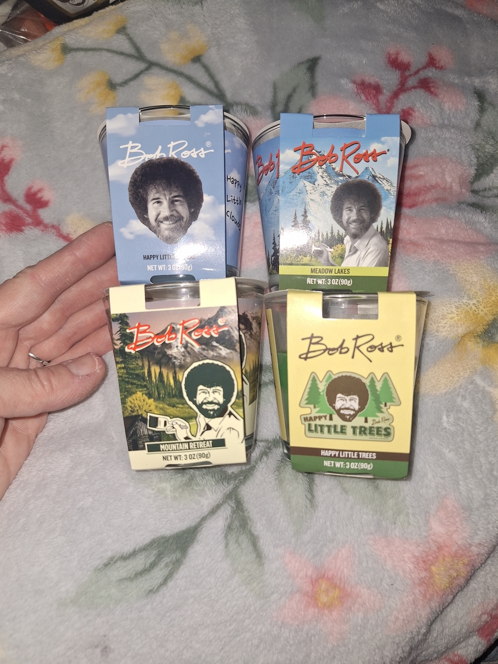 Bob Ross Scented Wax Melts - Assorted Colors Collectable All 4